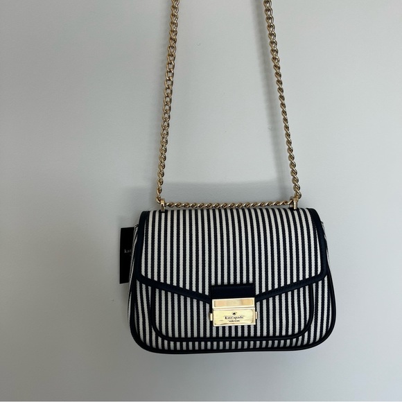 ❤️ kate spade new york NWT Carey Flap Shoulder Bag striped - Picture 5 of 10
